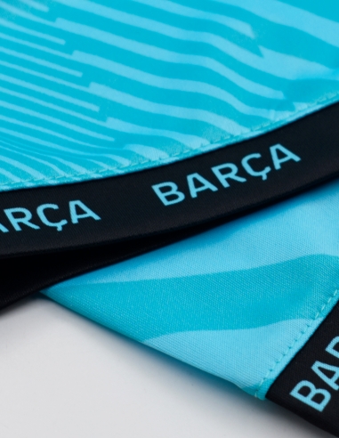 Camiseta Training Barça Turquesa -...