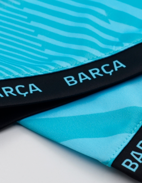 Camiseta Training Barça Turquesa - Junior