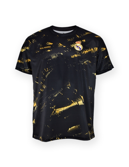 Camiseta training  Real Madrid Black Gold - Júnior
