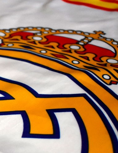Bandera grande Real Madrid Color Blanco