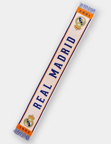 Bufanda Real Madrid 1902 Color Blanco
