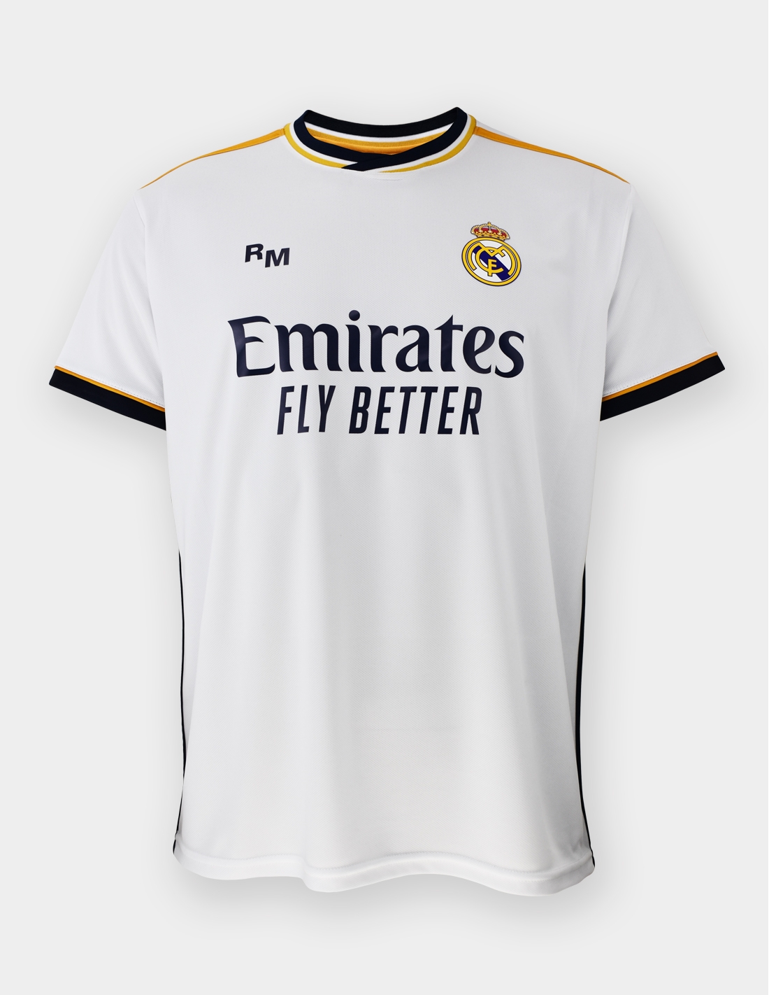 Real Madrid Camiseta Segunda Equipación Personalizada con tú Nombre de la  Temporada 2023-2024 - Replica Oficial con Licencia Oficial - Adulto (S) :  : Moda