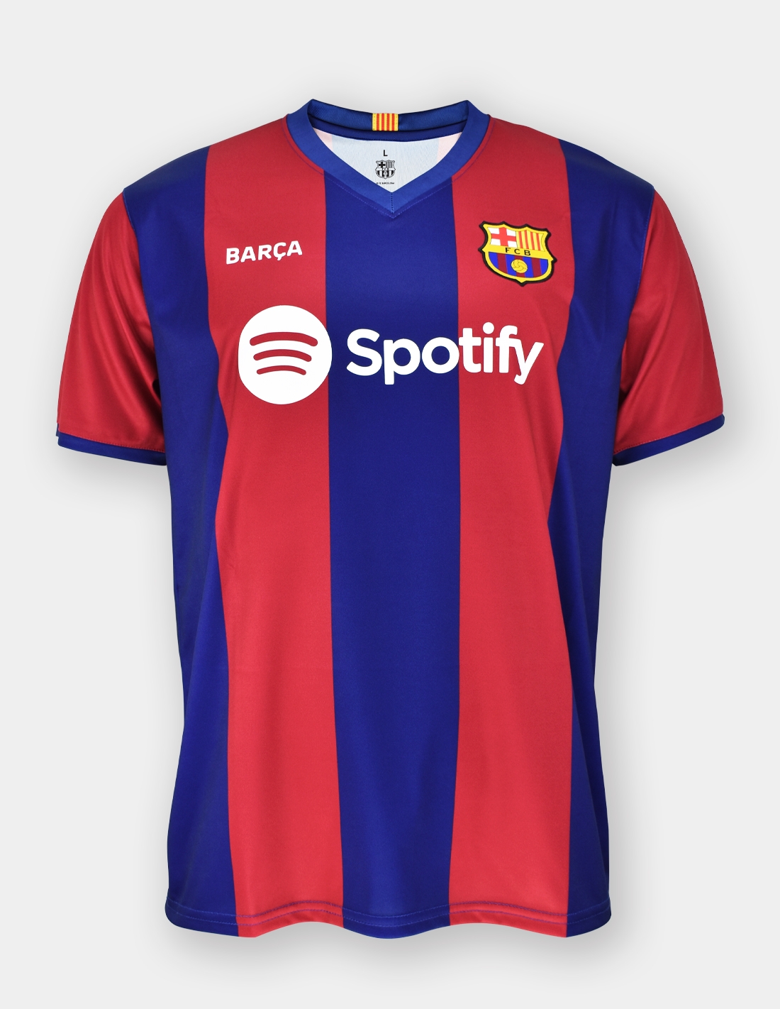 Personaliza tu camiseta. Réplica Oficial FC Barcelona - Camiseta 1ª  equipación 23/24 - Júnior