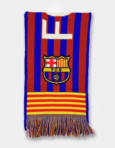 eslogan Cuota de admisión grandioso Bufanda FC Barcelona "Senyera" Color Blaugrana