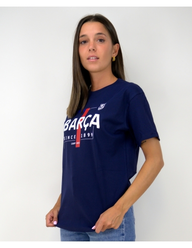 Camiseta Barça Since 1899 para mujer