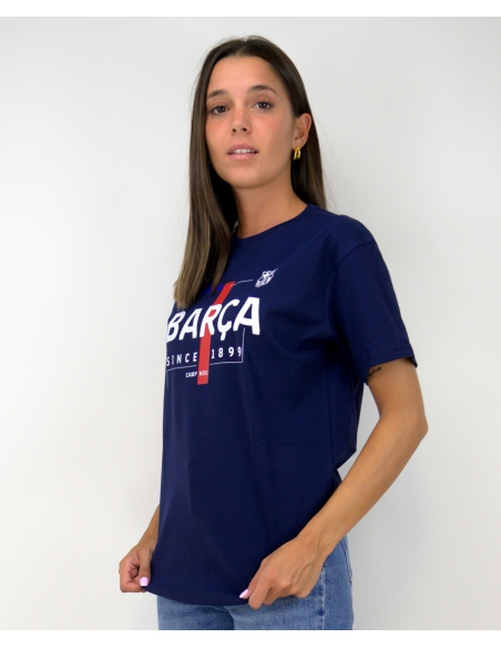 Camiseta Barça Since 1899 para mujer