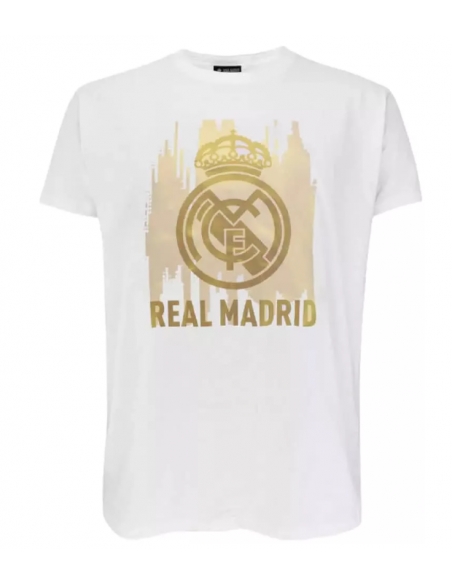Camiseta Real Madrid White Gold para mujer