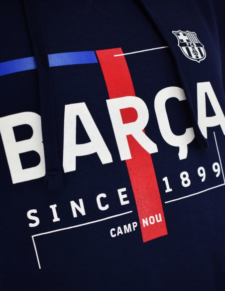 Sudadera Barça con capucha Since 1899 para mujer