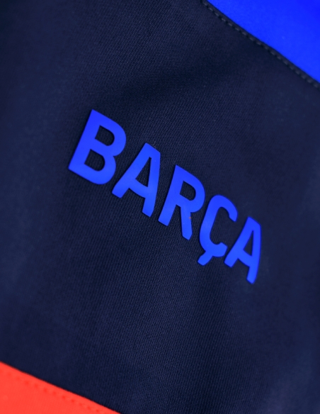 Chaqueta Barça Plus navy para mujer
