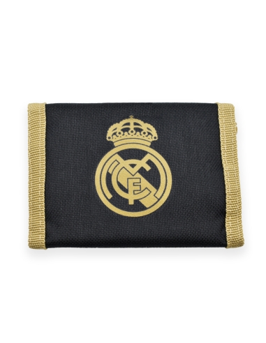 Cartera Real Madrid Black Gold