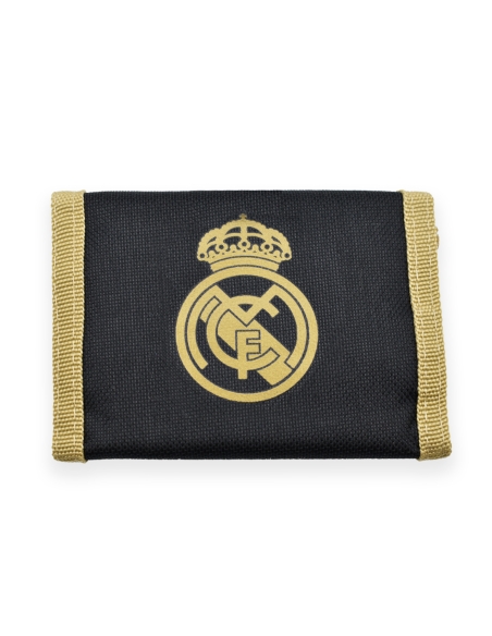 Cartera Real Madrid Black Gold