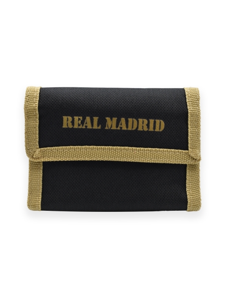 Cartera Real Madrid Black Gold