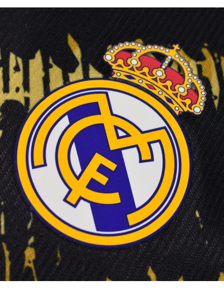 Camiseta training  Real Madrid Black Gold - Júnior